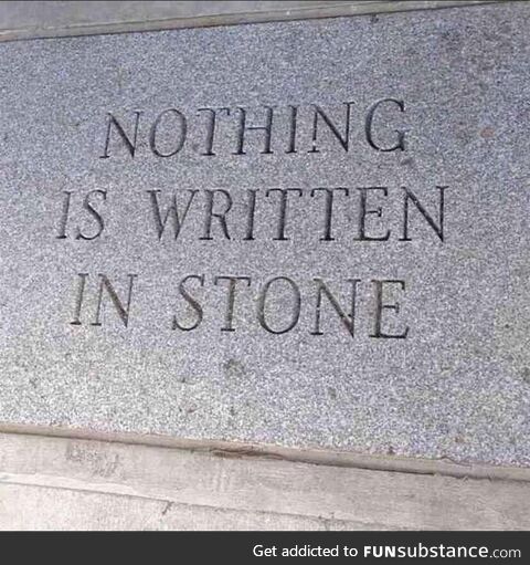 Oh the irony