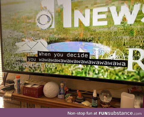 Subtitle writer had a stroke?