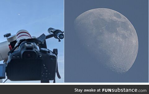 Quick lunar snap