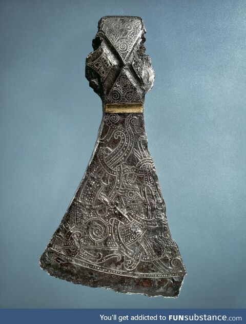 Viking axe head. 1030 years old, found in Denmark