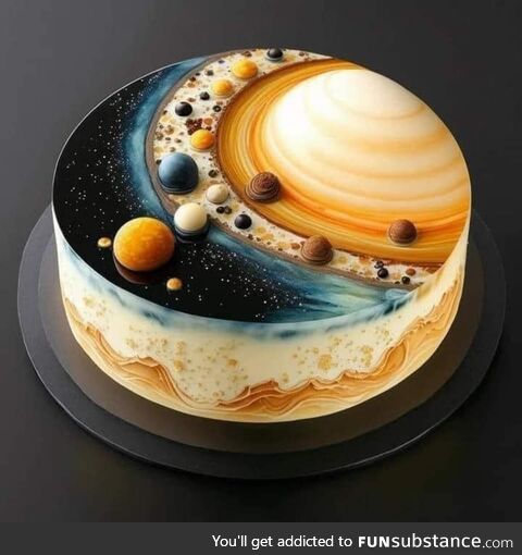 An astronomer's birthday cake