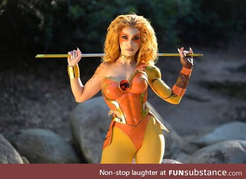 Cheetara from "ThunderCats", as cosplayed by GracieTheCosplayLass