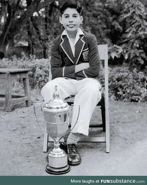 12-Year-Old Freddie Mercury at St. Peter's Boys School in Panchgani, India, 1958