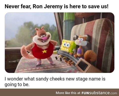 Sandy Cheeks already seems fine