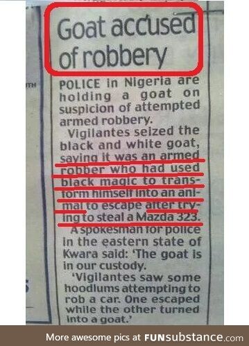 Police really believed that?