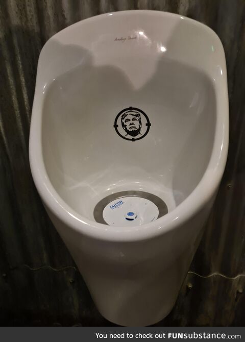 In a pub in the UK. Figured you Americans might enjoy this