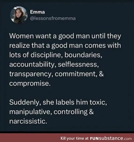 Women is bad from a women point of view