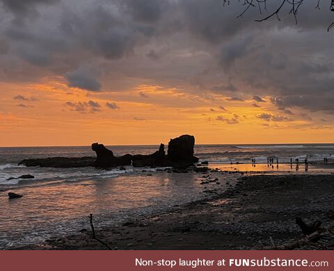 Sunset in El Tunco, El Salvador