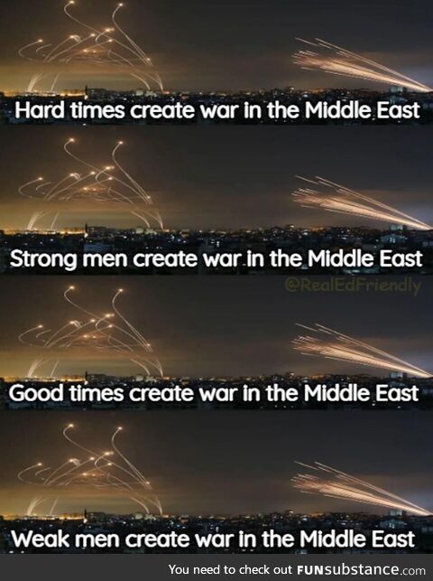 You are now at the point where a war is impending