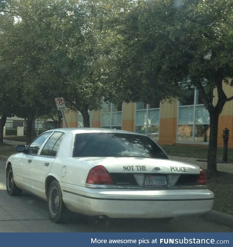 Spotted this good guy Crown Vic owner in Houston