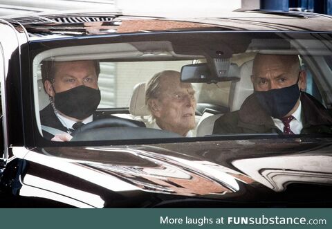 Prince Philip 23 days before his death