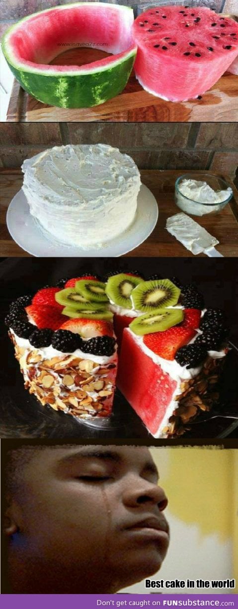 Watermelon cake