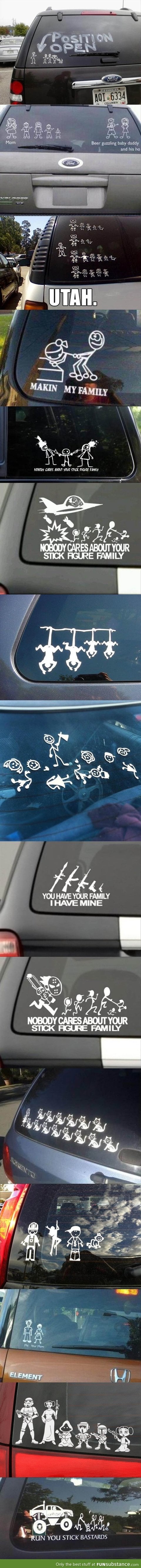 Stickmen stickers