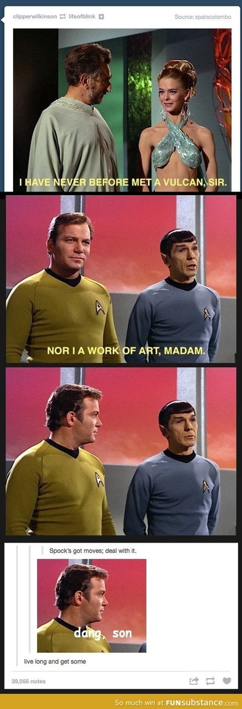 Spock's got the moves