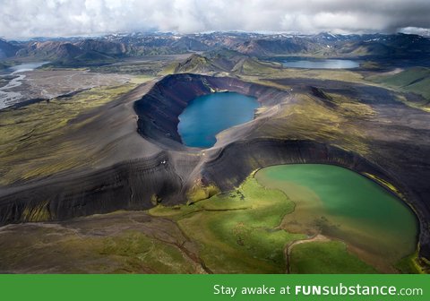 Volcanic landscape in Iceland