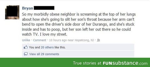 Fat neighbor