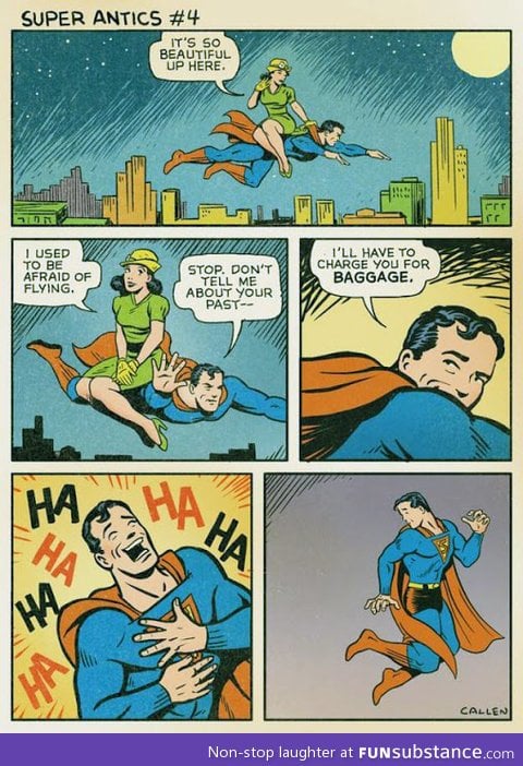 Superman does have a sense of humor