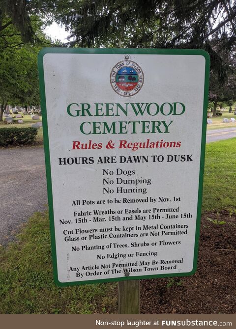 So disappointed. Came all this way and there is no hunting allowed