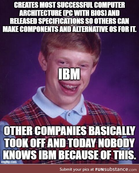 ibmIsBasicallyTheBiggestBadLuckBrianInTheComputerWorld