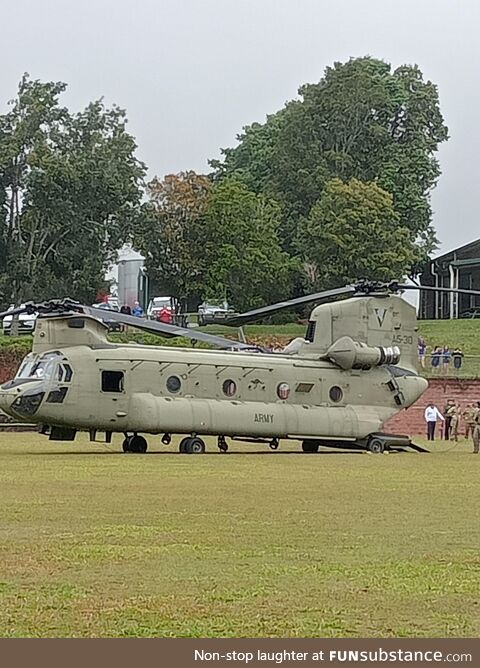 Saw a Chinook today