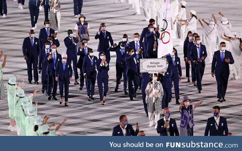 The ioc (international olympic committee) refugee team
