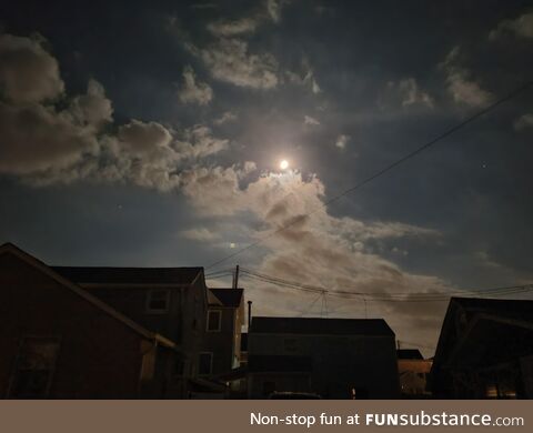 Night sky at the Jersey Shore. [OC]
