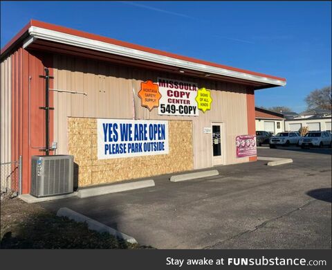 Montana business re-opens after car crashes into the side of their building
