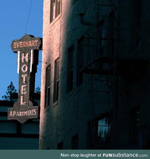Took a photo of a local hotel in Grass Valley