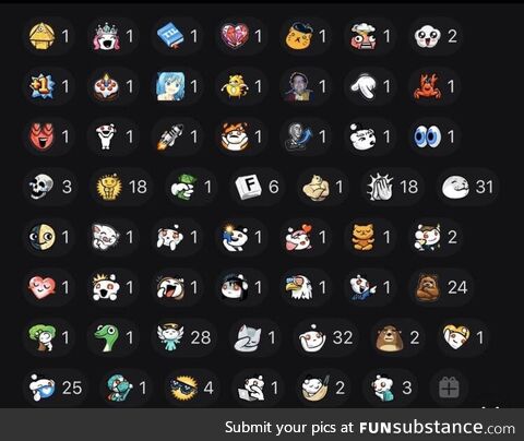  hates on emojis unless they cost money