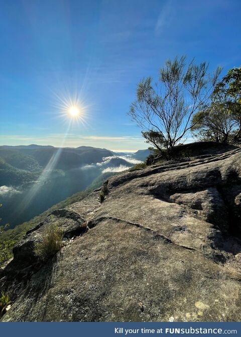 [OC] Beautiful sunrise, Blue Mountains