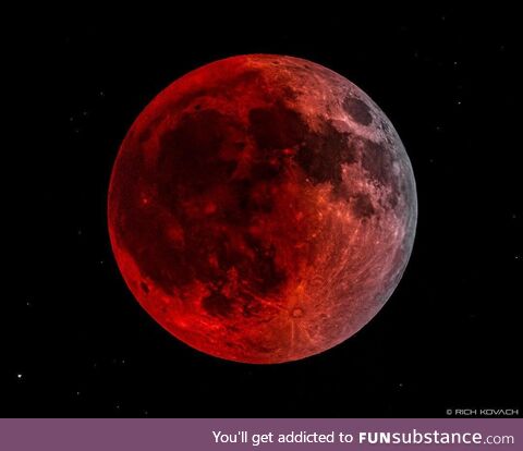 The Super Flower Blood Moon eclipse