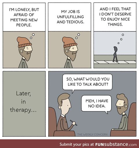 This week's concern: Therapy