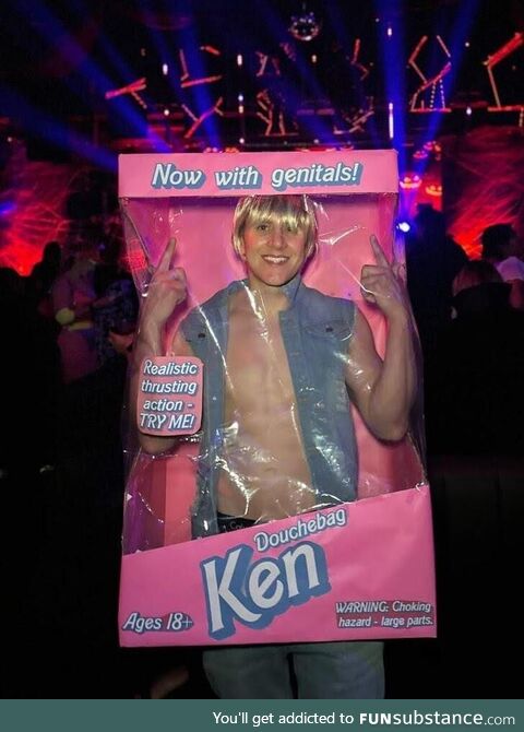 Introducing douchebag ken - now with g*nitals!