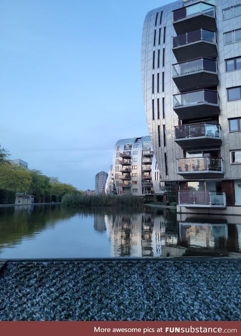 Aesthetically pleasing residential buildings in Hertogenbosch, Netherlands