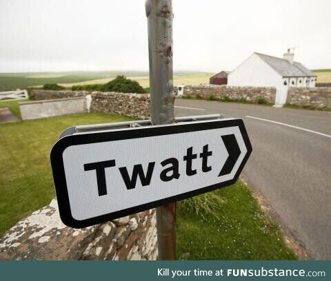 In my local area, and I can't help but laugh at this road sign