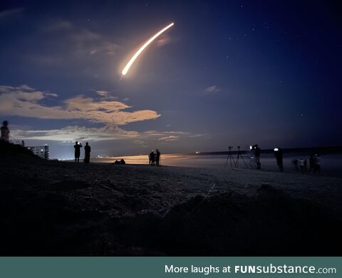 SpaceX launch from Satellite Beach, FL 9/18/22 - iPhone 12