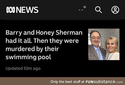 Nobody suspects the swimming pool