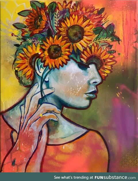 Tried a new painting style and this was the result!