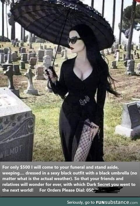 A funeral to die for
