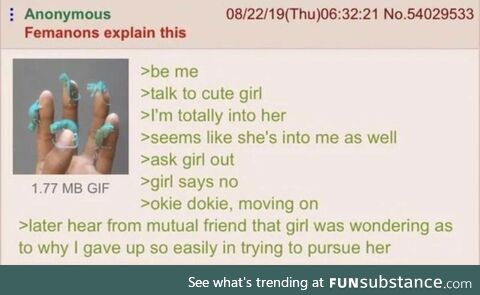 Anon talks to a Girl