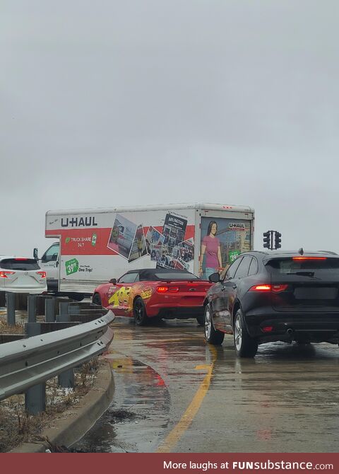 Even being quicker than quick won't save you from traffic these days