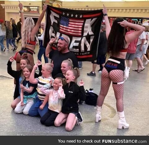 The "party of family values", who think drag queens are "groomers"