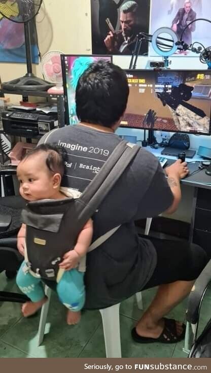 Sorry son, gaming comes first