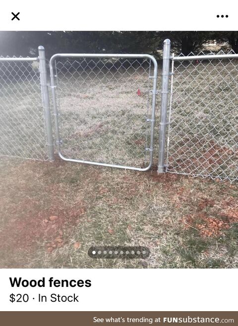 Anyone want a wooden fence?