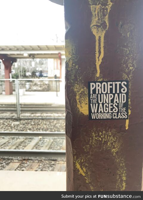 Seen at train station