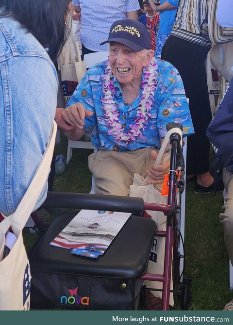 Meeting Pearl Harbor survivor Ken Stevens, aged 101