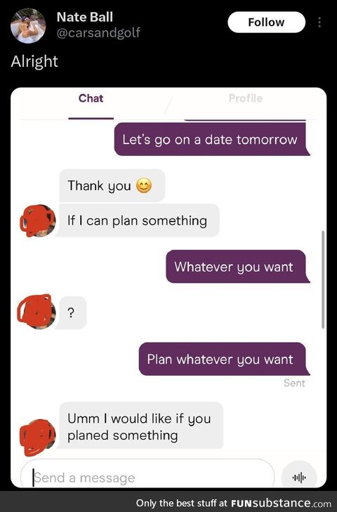 She wants a carpenter