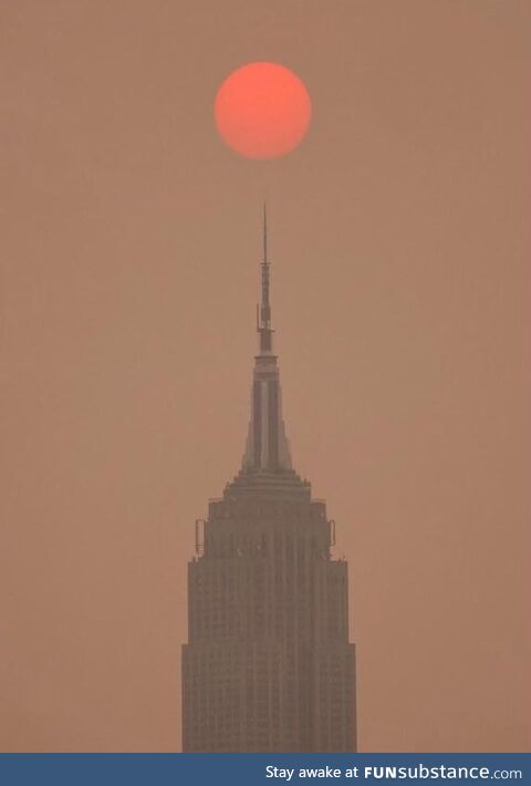 Empire State Building yesterday