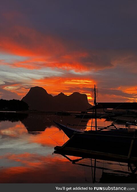 Sunset in Palawan
