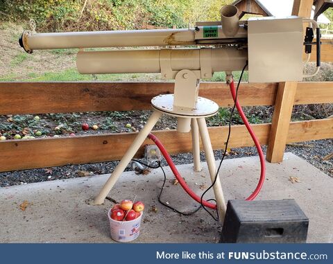 An Apple a day keeps the doctor away especially if you're using compressed air
